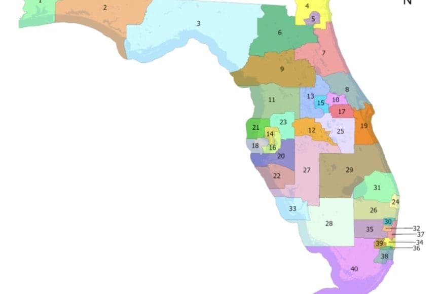 Legislative map 2025
